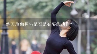 练习瑜伽禅坐是否是必要的动作？