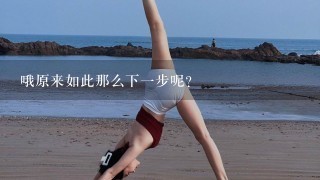 哦原来如此那么下一步呢